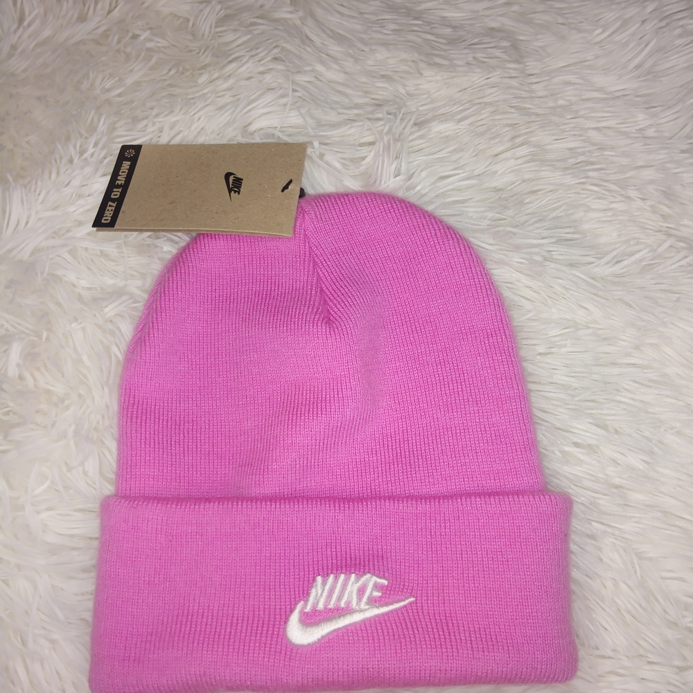 Nike Vibrant Pink Knit Beanie